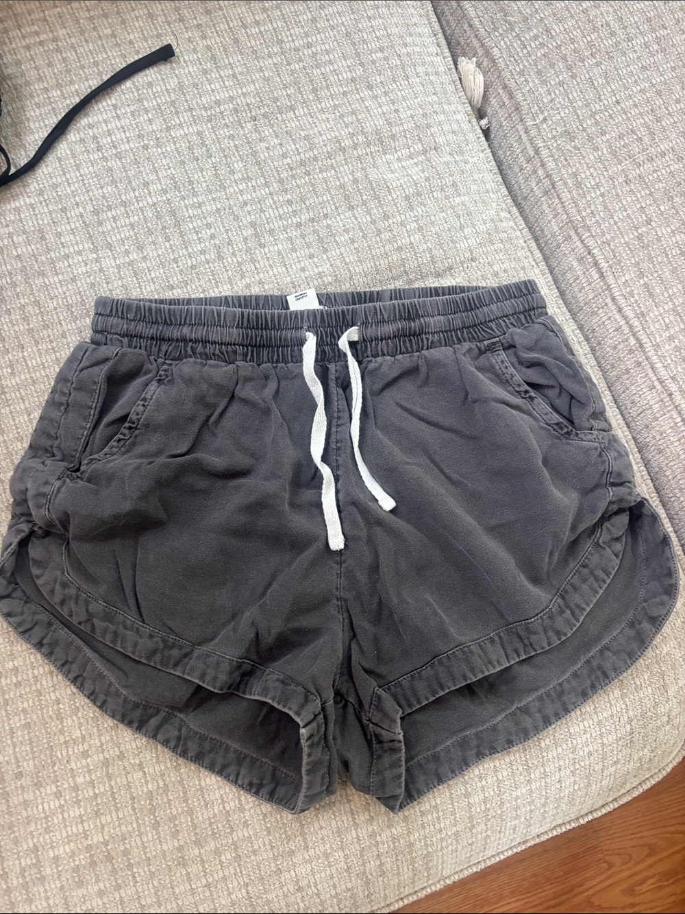 Billabong Charcoal Drawstring Athletic Shorts
